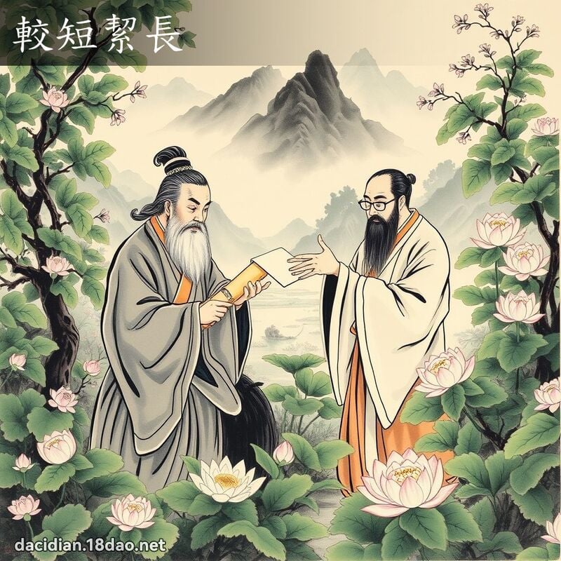 较短絜长 配图
