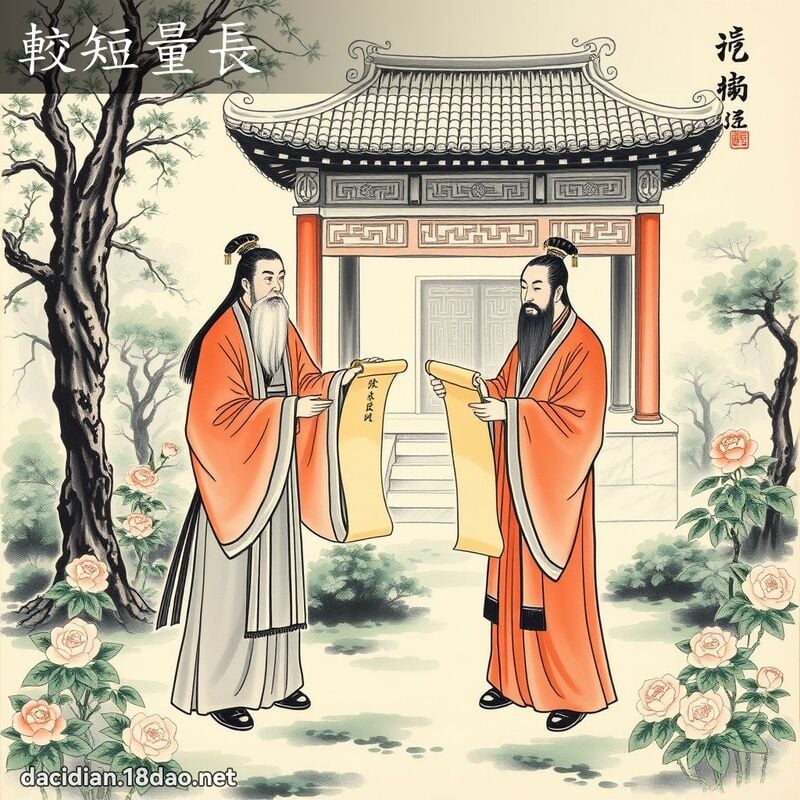 较短量长 配图