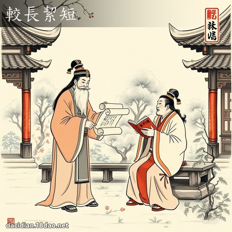 较长絜短 配图