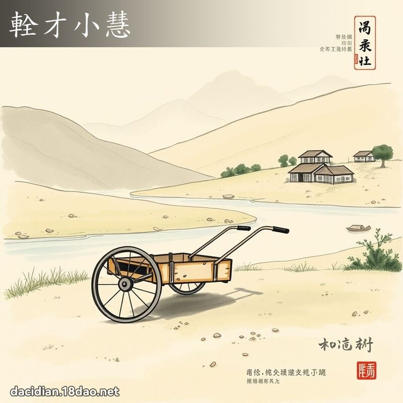 輇才小慧 配图