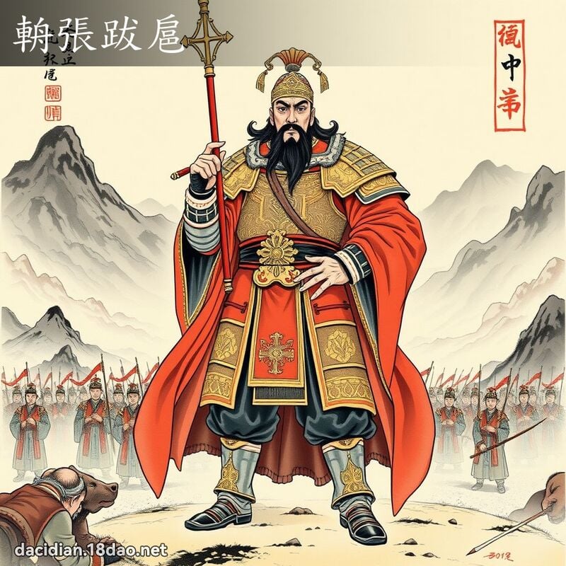輈张跋扈 配图