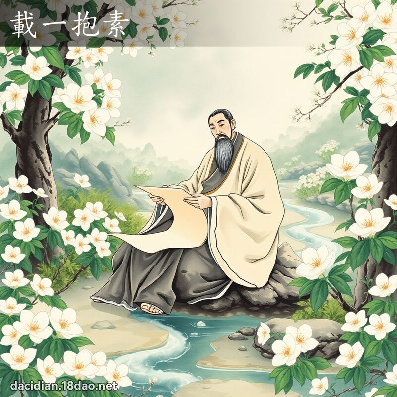 载一抱素 配图