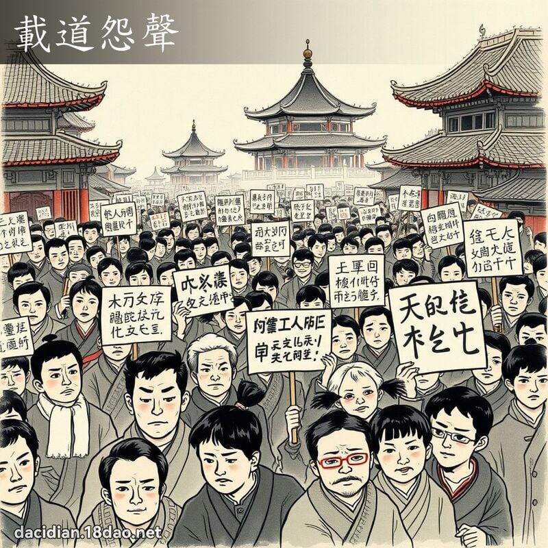 载道怨声 配图