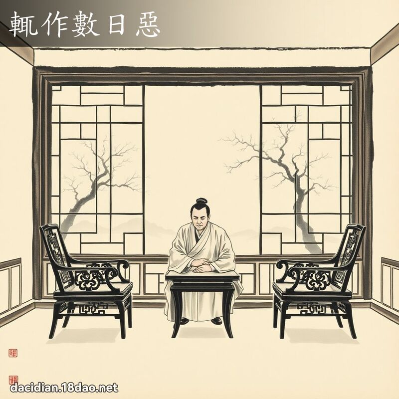 輒作数日恶 配图
