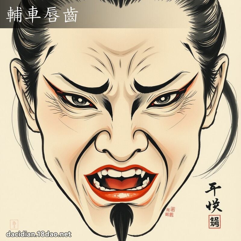 辅车唇齿 配图
