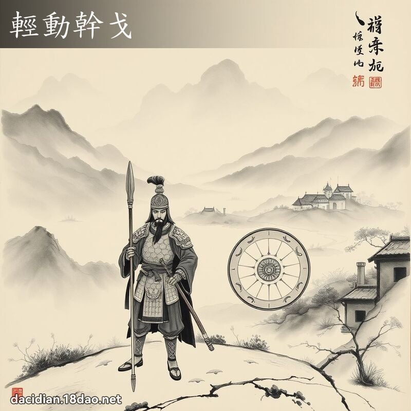 轻动干戈 配图