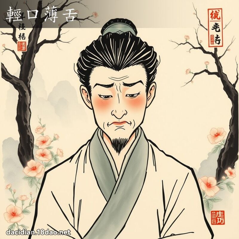 轻口薄舌 配图
