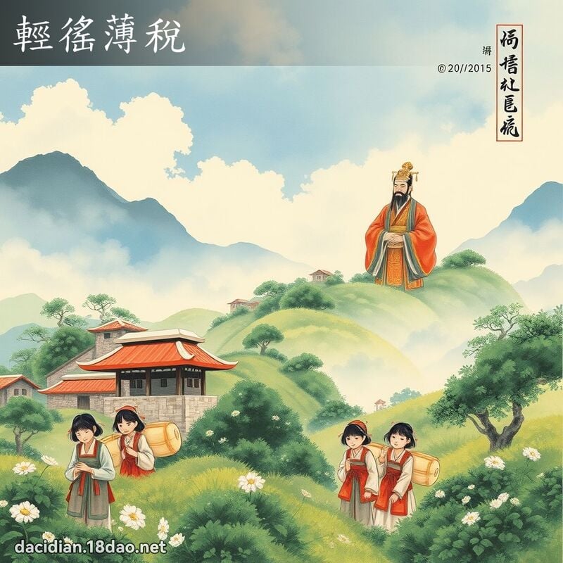轻徭薄税 配图