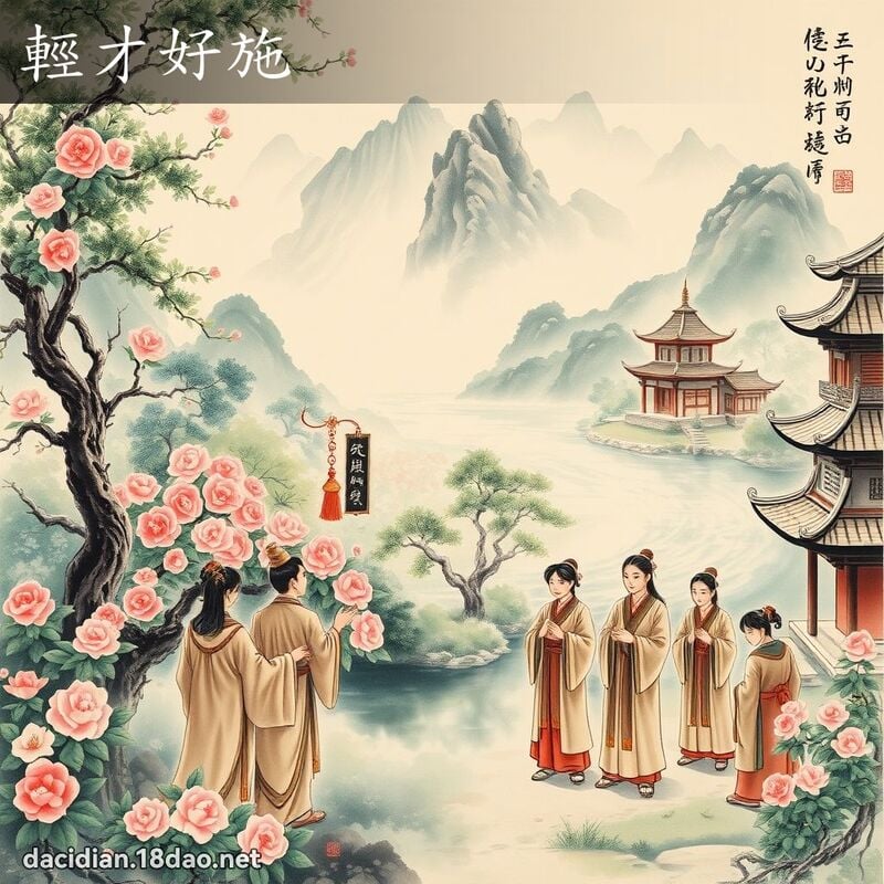 轻才好施 配图