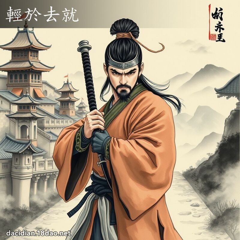 轻於去就 配图