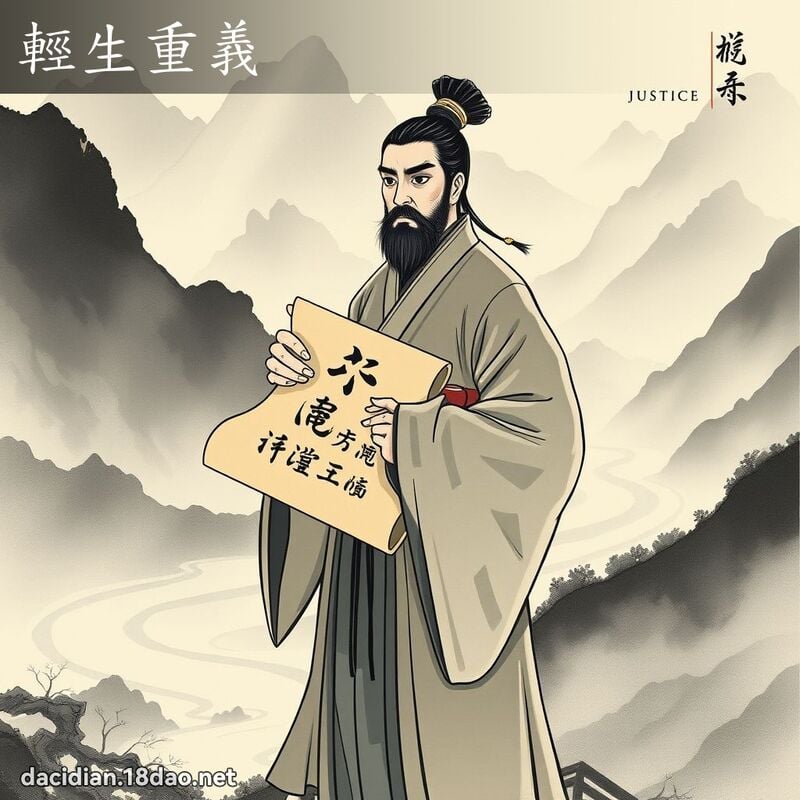 轻生重义 配图