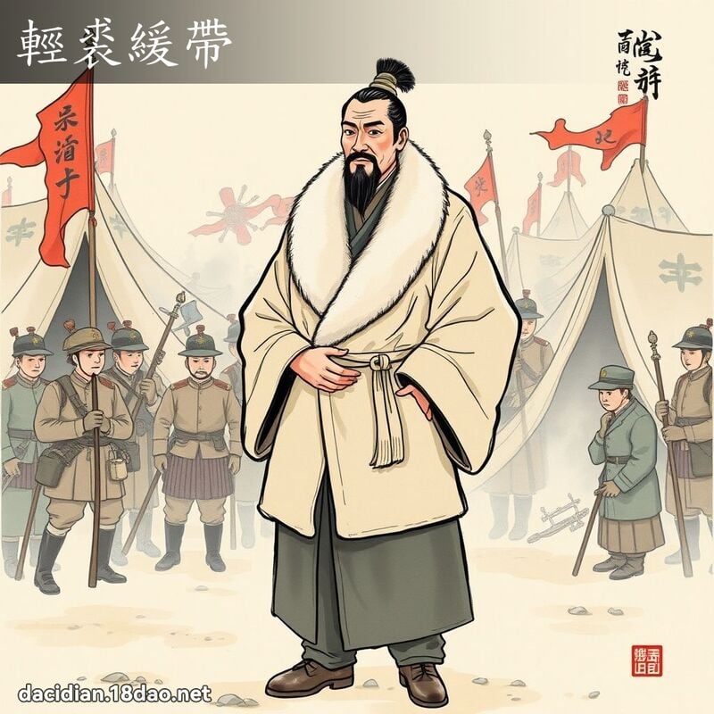轻裘缓带 配图
