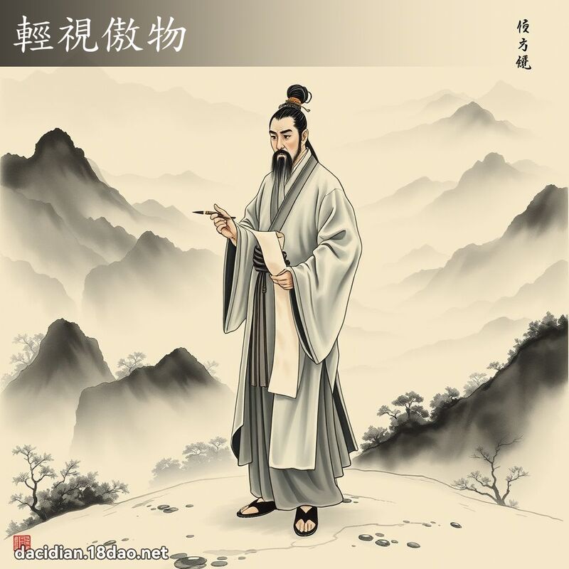 轻视傲物 配图