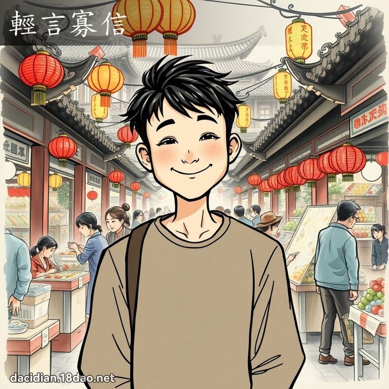 轻言寡信 配图
