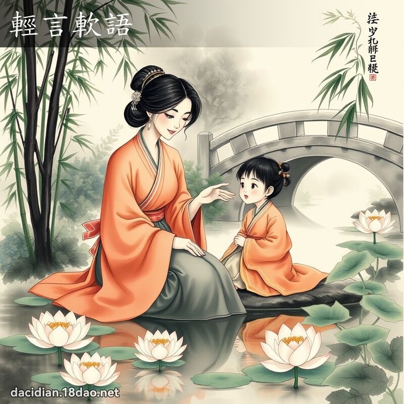 轻言软语 配图