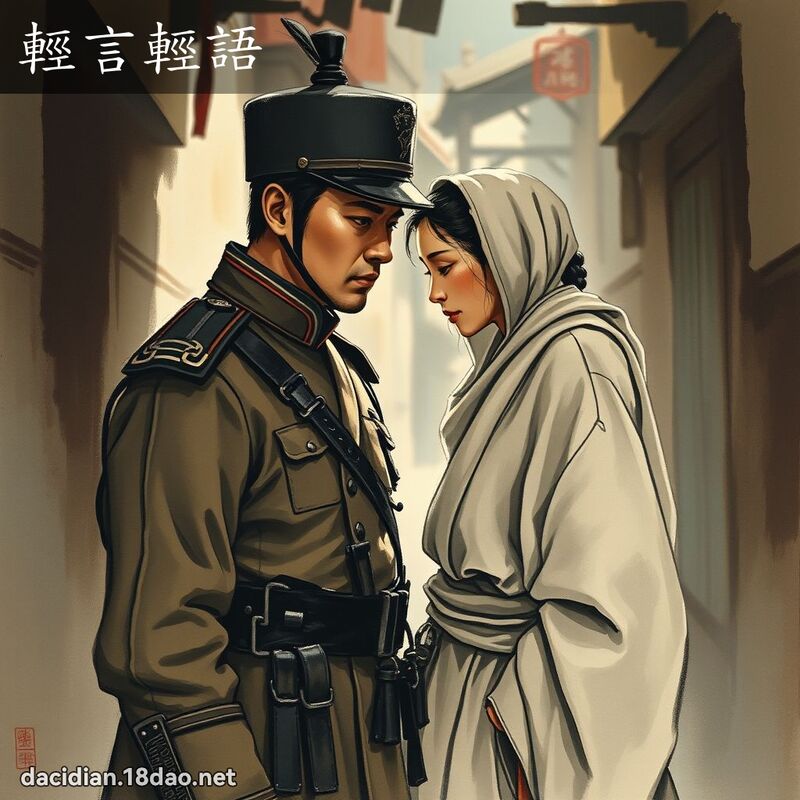 轻言轻语 配图