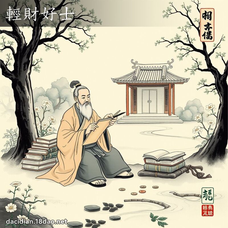 轻财好士 配图