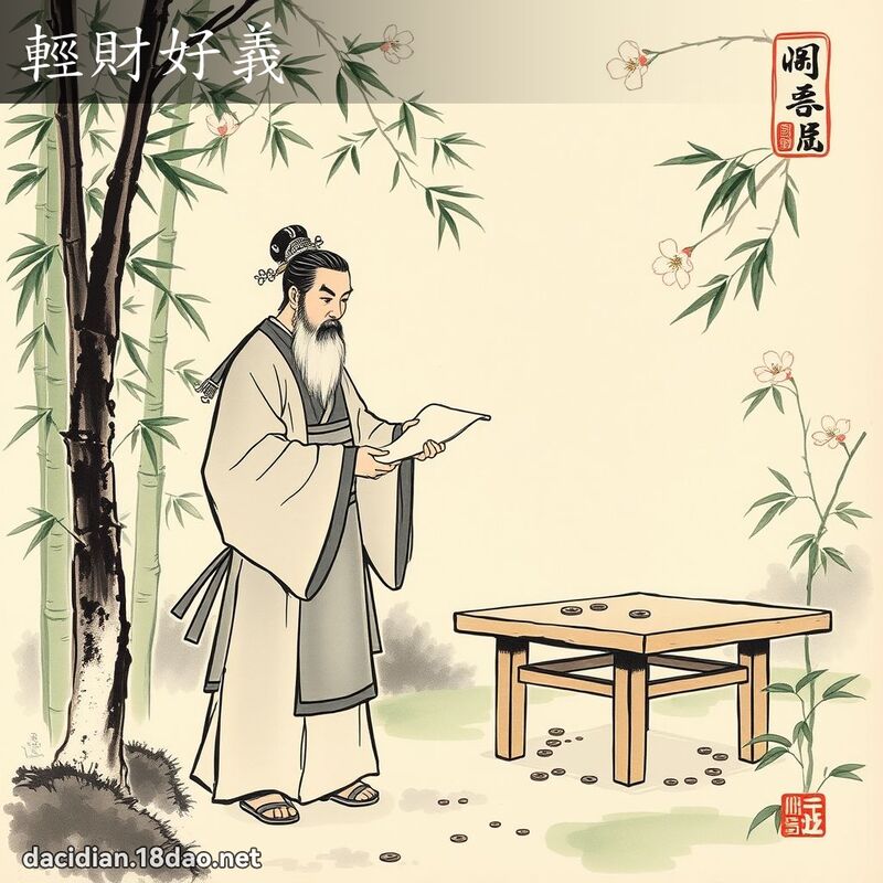 轻财好义 配图