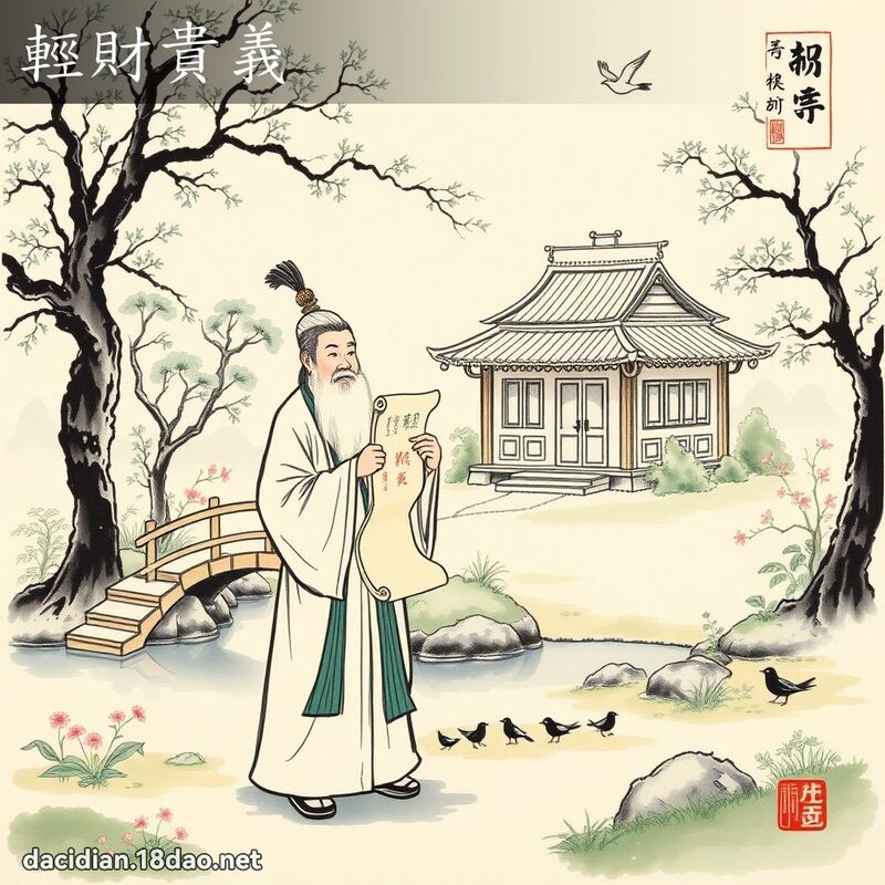 轻财贵义 配图