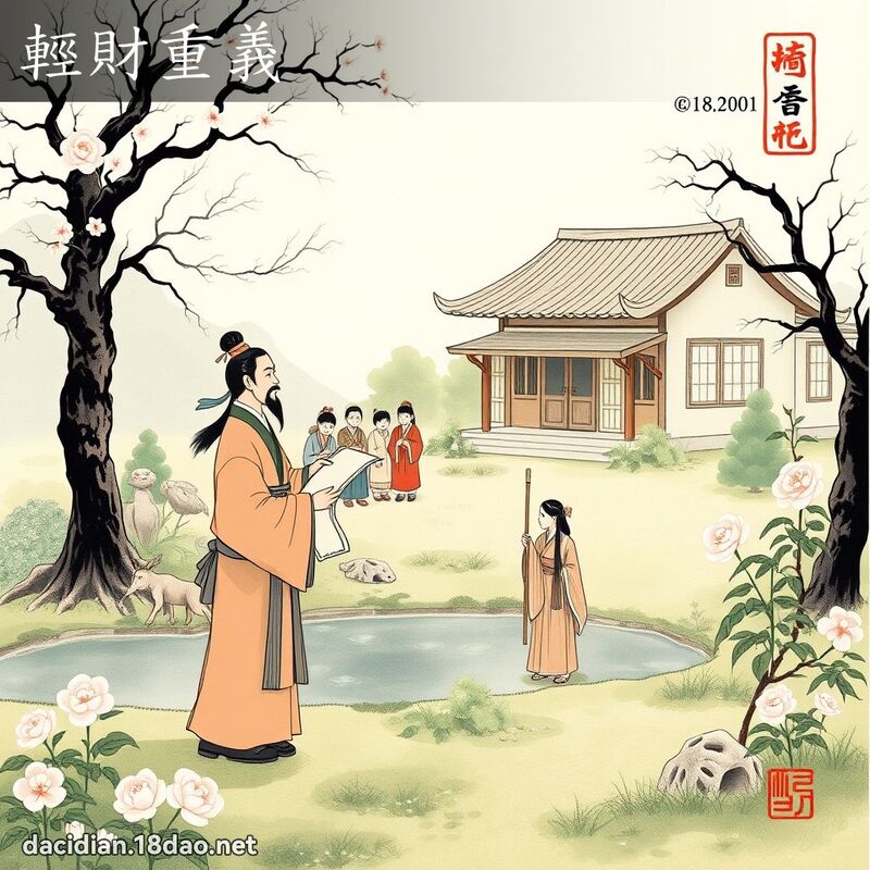 轻财重义 配图