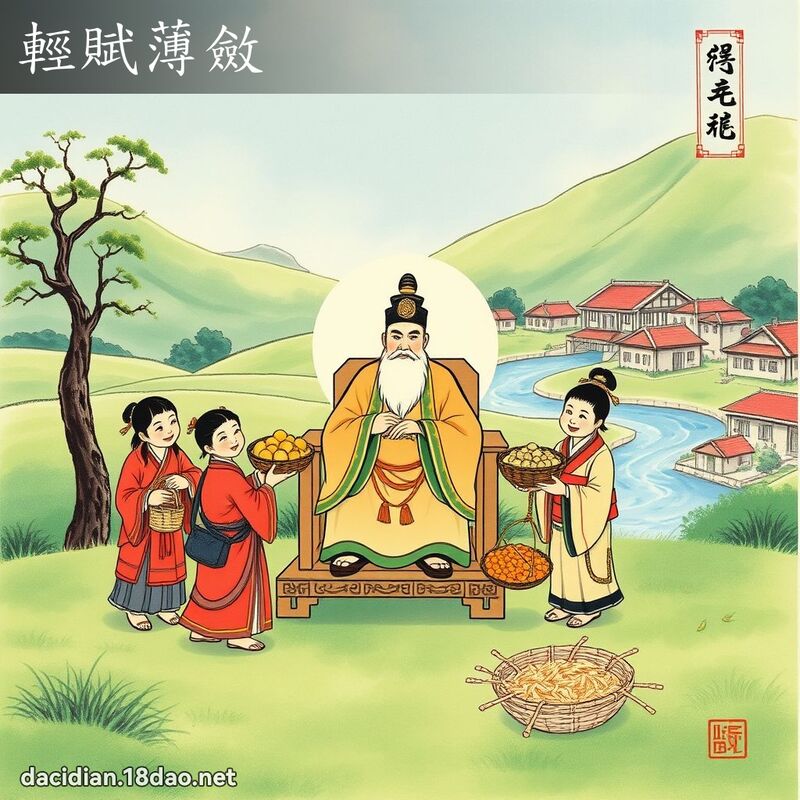 轻赋薄敛 配图