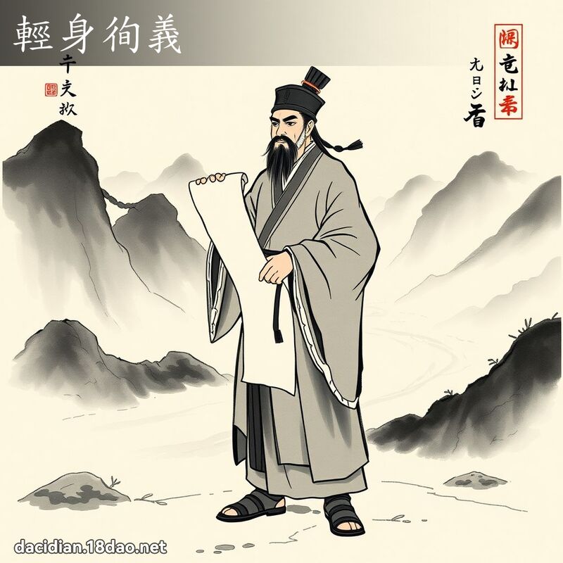 轻身徇义 配图