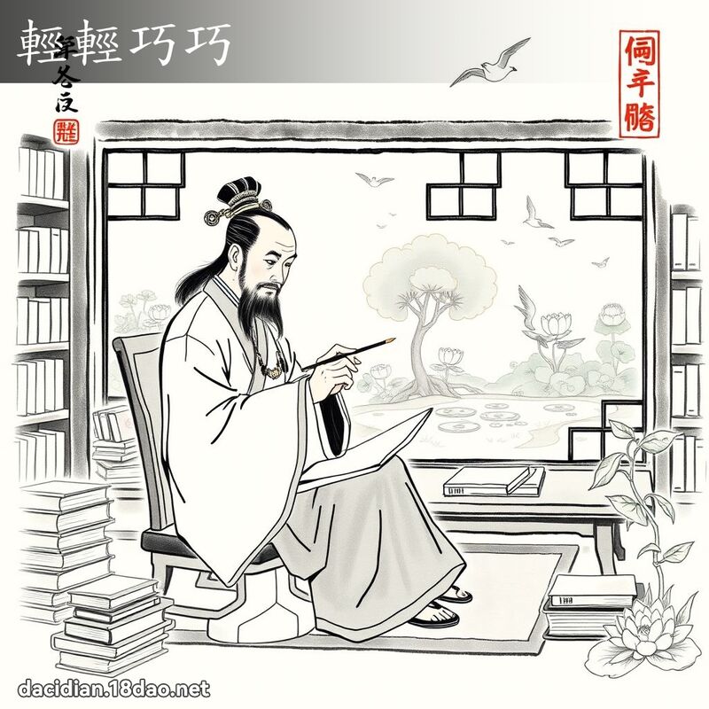 轻轻巧巧 配图