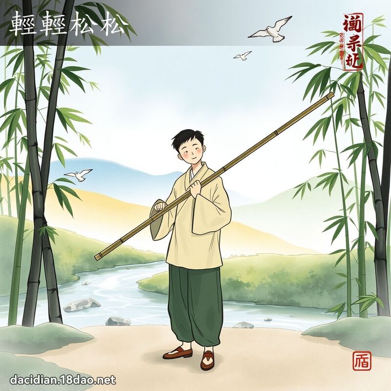 轻轻松松 配图