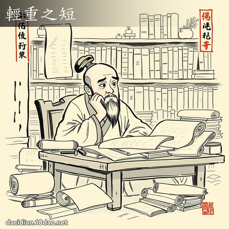 轻重之短 配图