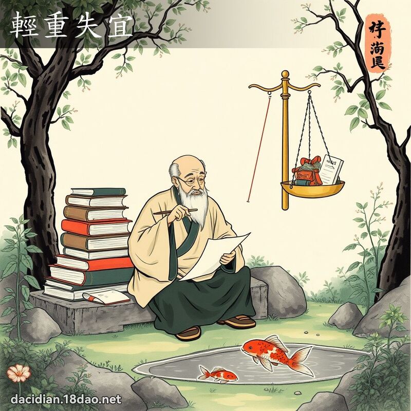 轻重失宜 配图