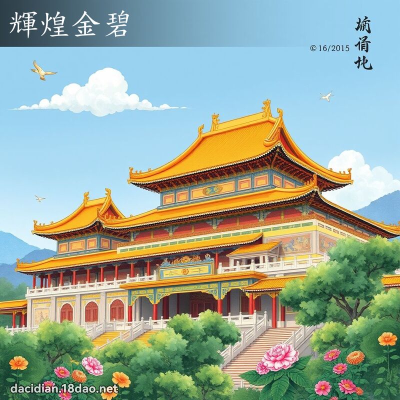 辉煌金碧 配图