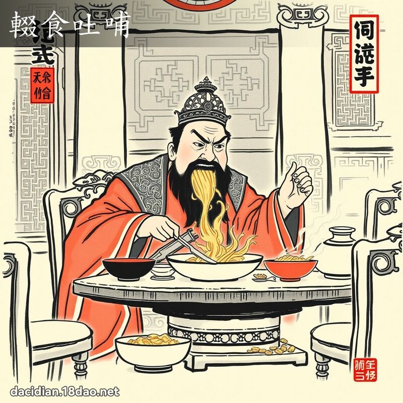 輟食吐哺 配图