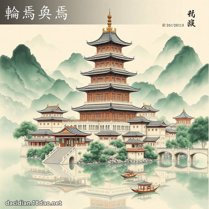 轮焉奐焉 配图