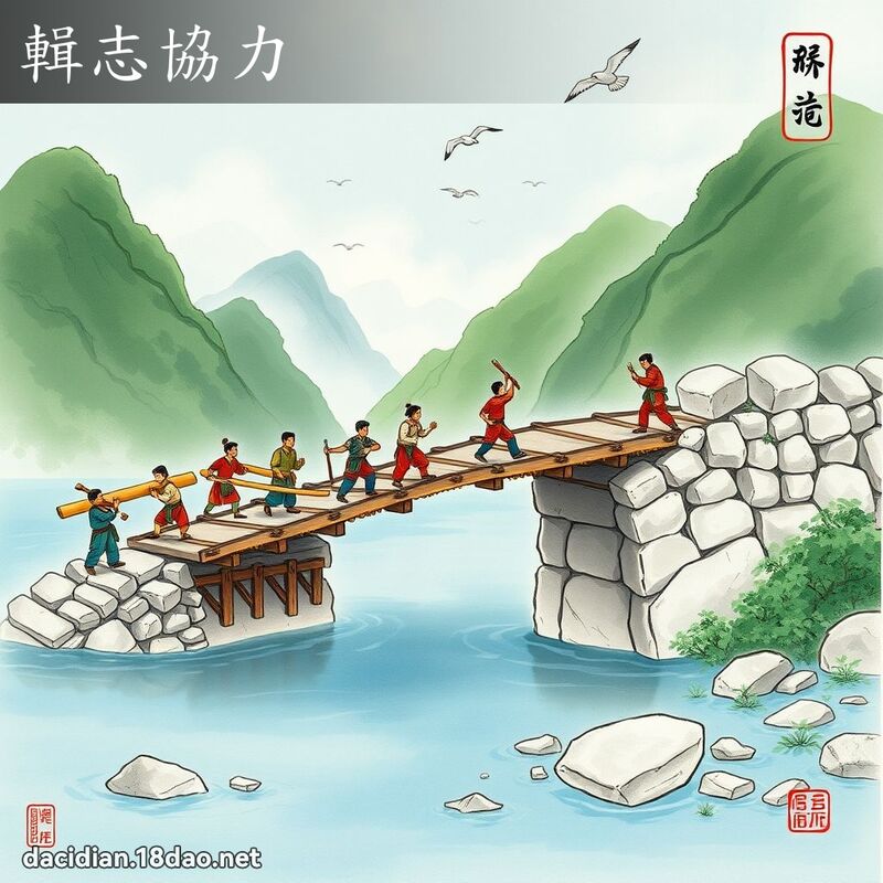 辑志协力 配图