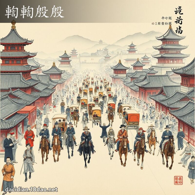 輷輷殷殷 配图