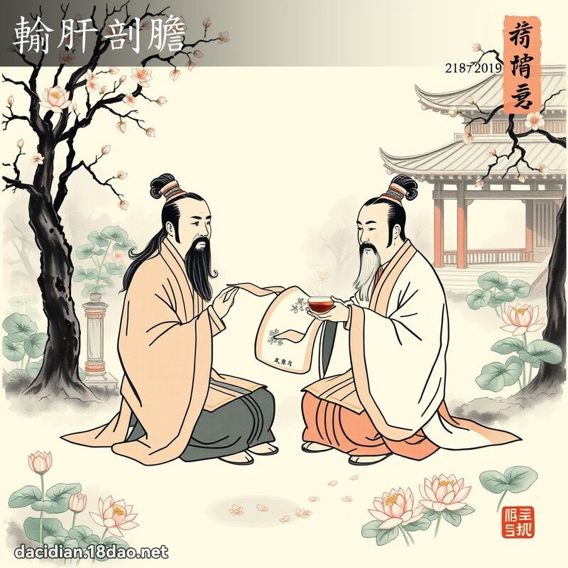 输肝剖胆 配图