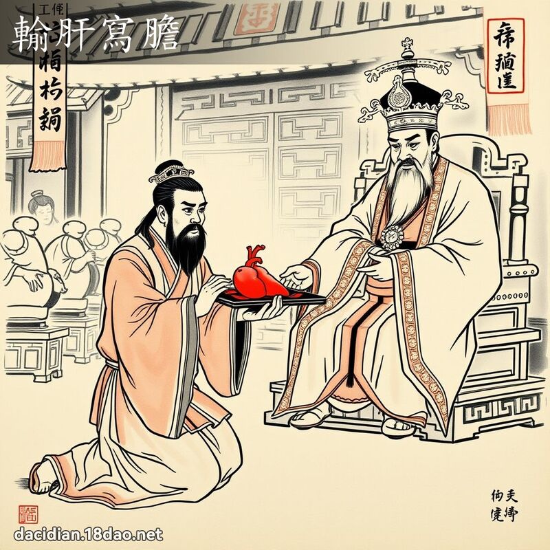输肝写胆 配图