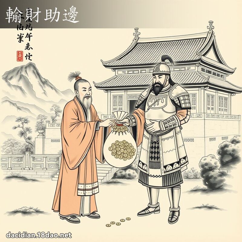 输财助边 配图