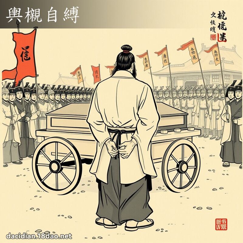舆櫬自缚 配图