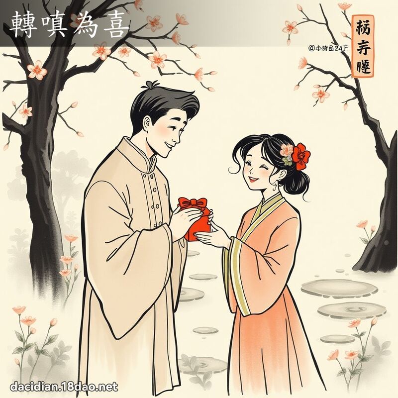 转嗔为喜 配图