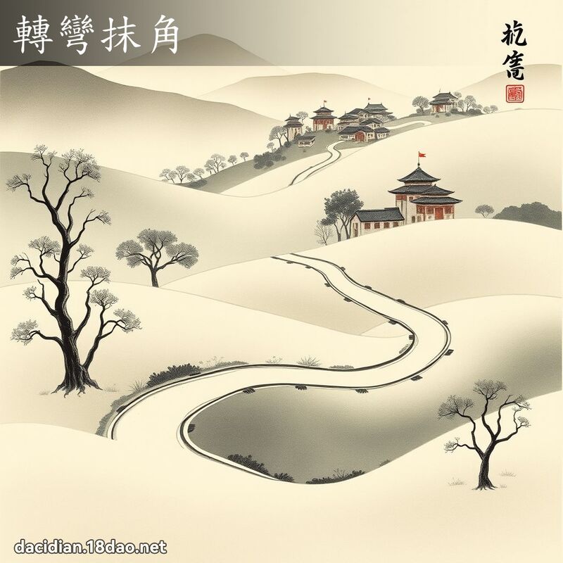 转弯抹角 配图