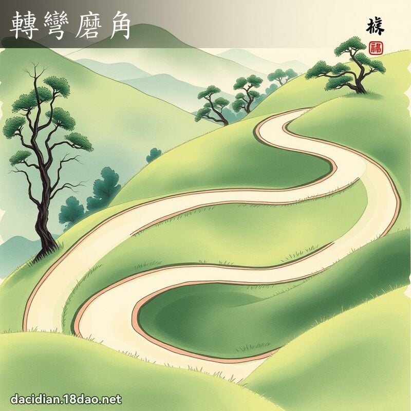 转弯磨角 配图
