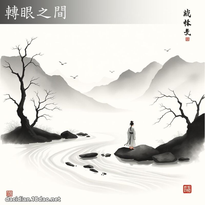 转眼之间 配图