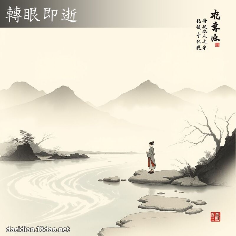 转眼即逝 配图