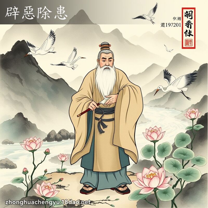 辟惡除患 - 中華成語配圖