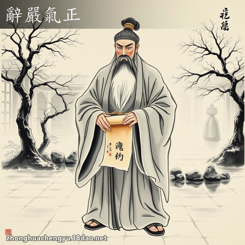 辞严气正 - 中华成语配图