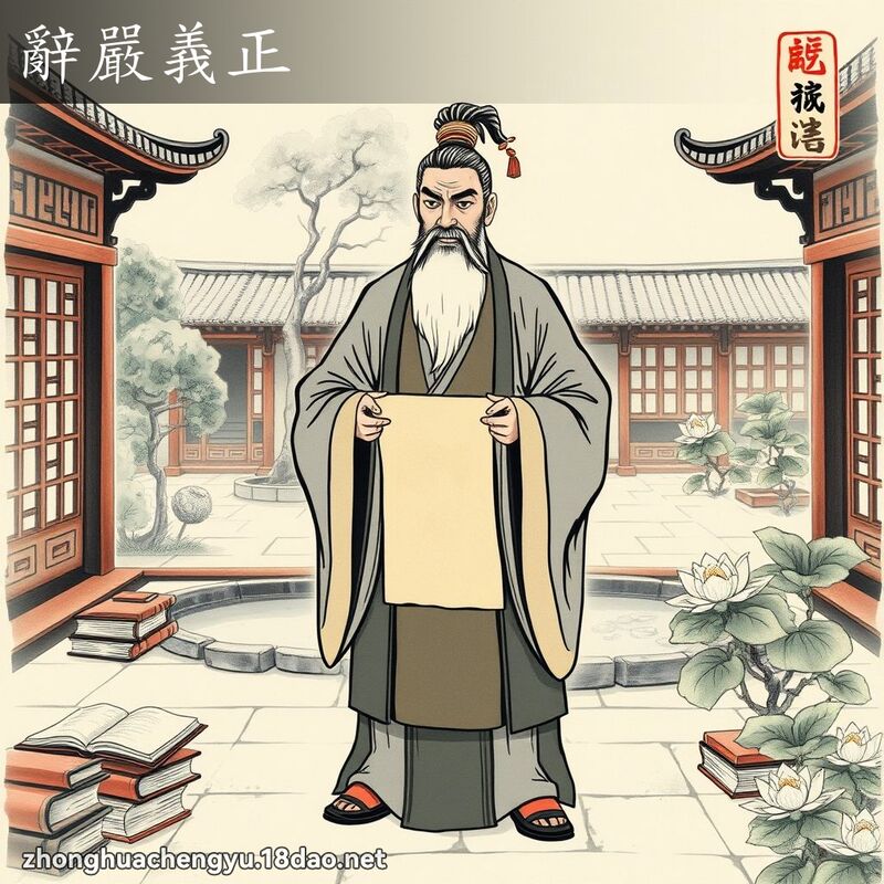 辞严义正 - 中华成语配图