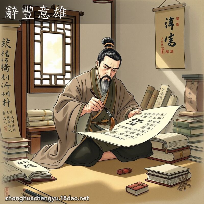 辞丰意雄 - 中华成语配图
