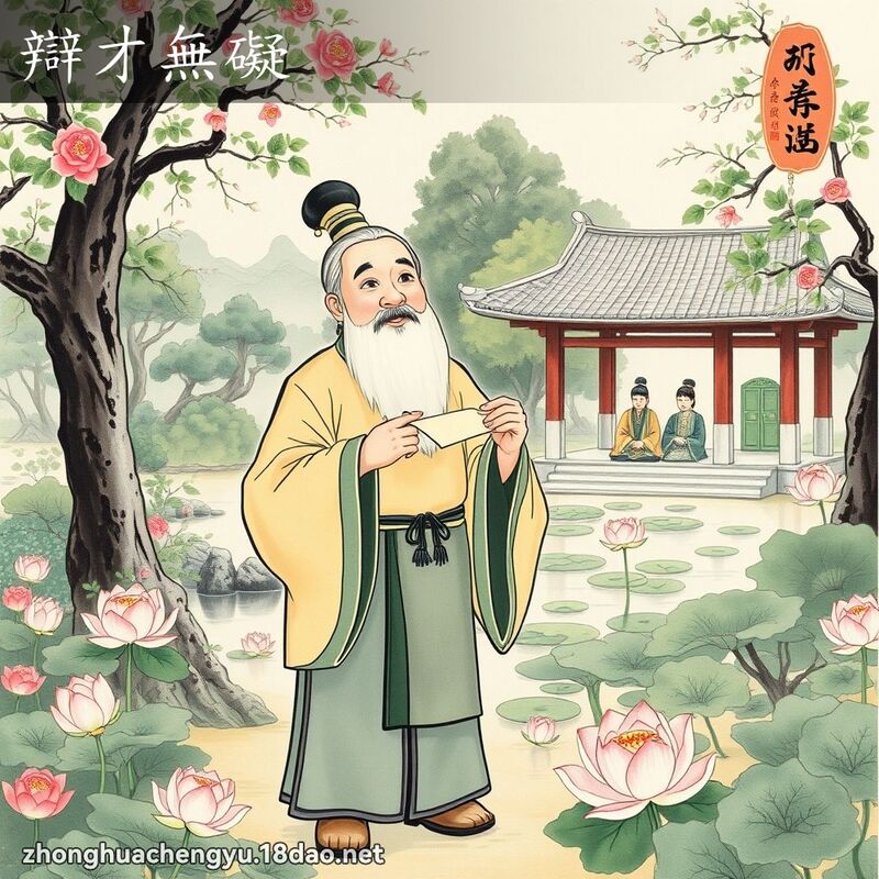 辩才无碍 - 中华成语配图