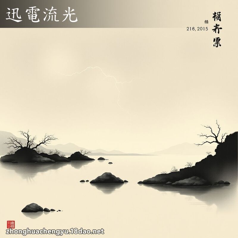 迅电流光 - 中华成语配图